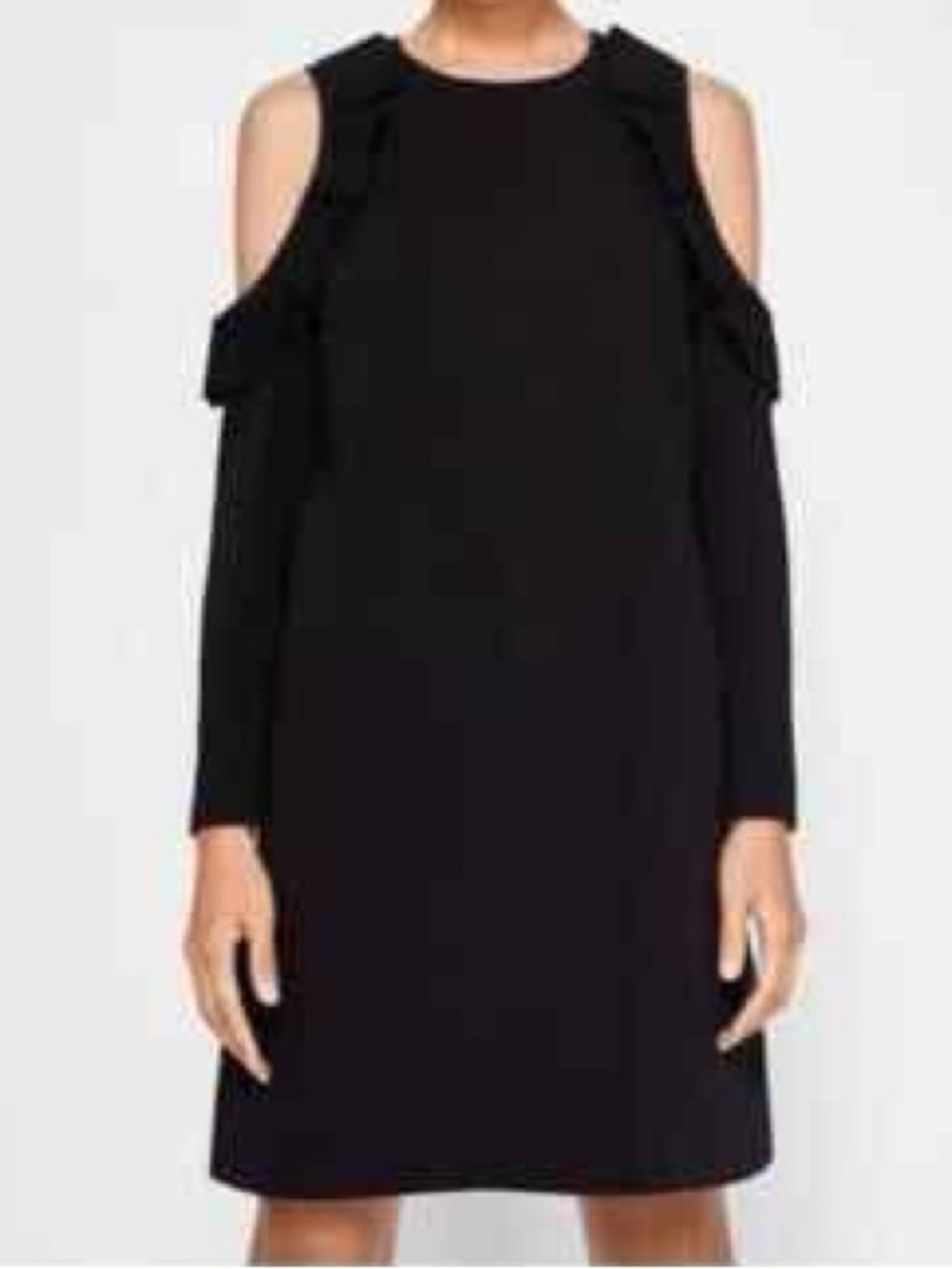 Ted Baker Siiara Black Cold Shoulder Dress